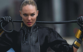 Candice Swanepoel, black, model, girl, woman, beauty HD wallpaper