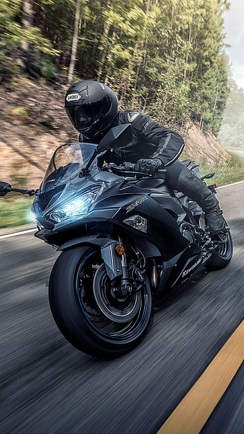 Kawasaki Ninja ZX, Sleek and stylish, Top backgrounds, ZX6R HD phone wallpaper