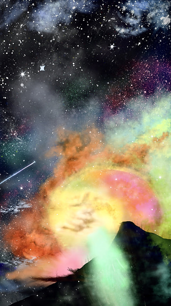 The dark Space with full of lights, space, star, planet HD phone wallpaper