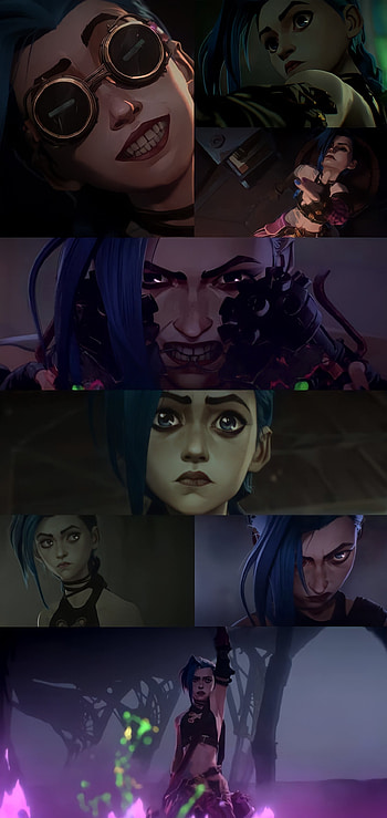 Jinx arcane (Modelo 1), League Of Legends, Lol, , Powder HD phone wallpaper