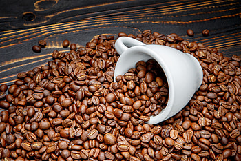 Food, Coffee, Coffee Beans, Cup HD wallpaper