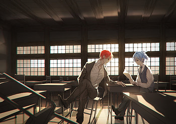 Anime Assassination Classroom Karma Akabane Nagisa Shiota HD wallpaper