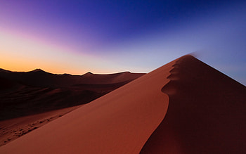 Nature, Sand, Desert, Hill, Line HD wallpaper