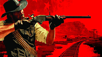 John Marston, Red Dead Redemption, Gun , Top backgrounds HD wallpaper