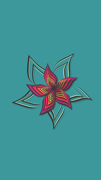 Patterns, Vector, Flower, Multicolored, Motley HD phone wallpaper