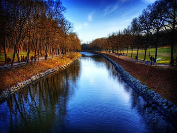 dark river, river, dark HD wallpaper
