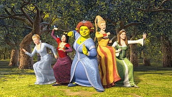 Fiona , Shrek 2 movie, Animated characters, Magical moments HD wallpaper
