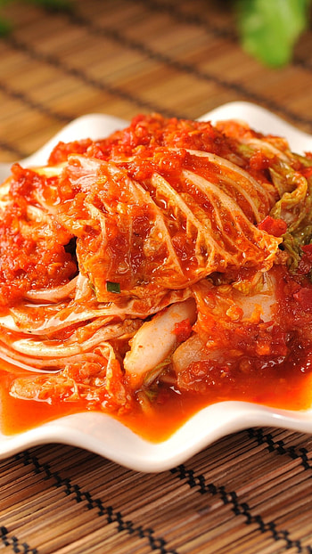 Kimchi, Spicy fermentation, Korean cuisine, Side dish HD phone wallpaper