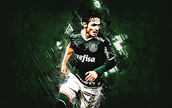 Raphael Veiga, Palmeiras, Brazilian soccer player, attacking midfielder, Palmeiras soccer players, Veiga Palmeiras, Brazil, football HD wallpaper