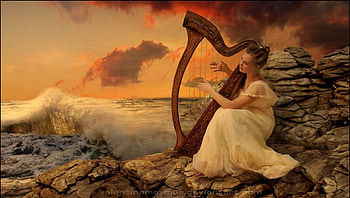 Fantasy Woman, music, lady, fantasy, melody HD wallpaper