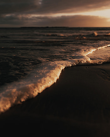 Nature, Sea, Beach, Foam, Wave HD phone wallpaper