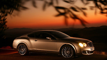 bentley continental gt, bentley, continental, gold, sunset HD wallpaper