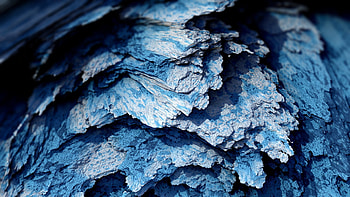 Procedurally generated minerals, Blue mineral depths, Dazzling focus, Abstract beauty HD wallpaper