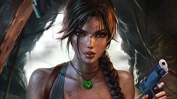 Lara Croft Tomb Raider Fantasy , lara-croft, tomb-raider, games, artist, artwork, digital-art, artstation HD wallpaper