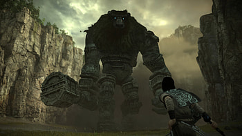 Shadow of the Colossus, Mysterious atmosphere, Dynamic protagonist, Iconic visuals HD wallpaper