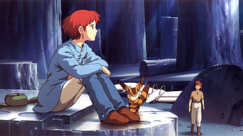 Nausicaa of the Valley of the Wind, Studio Ghibli , Airborne journey, Studio Ghibli fanart HD wallpaper