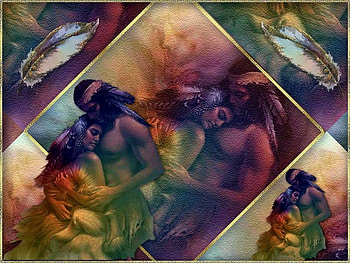 Sacred Bond, mates, romance, indian, art HD wallpaper