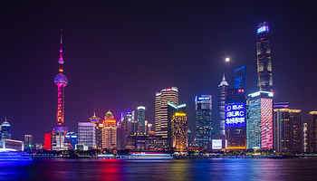 Shanghai, cityscape, night, beautiful, buildings HD wallpaper