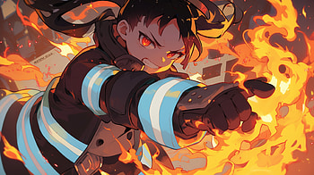 Blazing Fury: Tamaki Kotatsu, Anime, Fire Force, Tamaki Kotatsu HD wallpaper