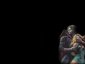 Vampire, fantasy, comic, girl, dark HD wallpaper