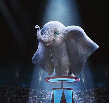 Dumbo, Elephant, animation movie, 2019 HD wallpaper