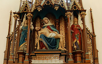 Pieta, death, Jesus, Good Friday, Mary, angels HD wallpaper