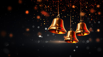 Holiday Christmas Bells, bell, holiday, Christmas HD wallpaper