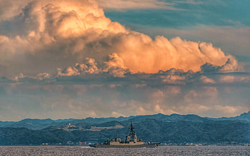 USS McClusky, FFG-41, US Navy, warship, USA, frigate, US warship, seascape HD wallpaper