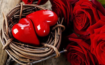 Hearts, Objects HD wallpaper