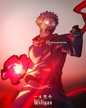 Itadori, jujutsu kaisen 0, naruto, magenta, jujutsu kaisen, christmas, anime, sukuna HD phone wallpaper