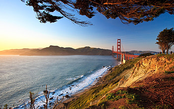 San Francisco, Golden Gate Bridge, Majestic architecture, SF Bay HD wallpaper