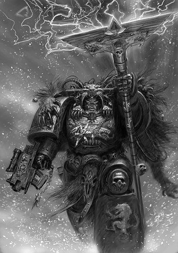 ... space marines, concept art, Adrian Smith, Space Wolf - related ... HD phone wallpaper