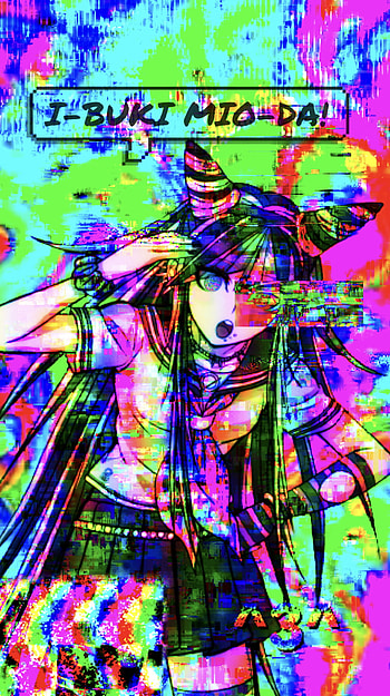Ibuki glitch core, Danganronpa v2, danganronpa HD phone wallpaper