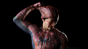 Crying Spiderman, spiderman, superheroes, behance, sad, crying HD wallpaper