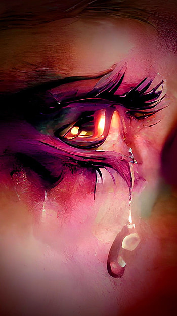 Teardrop, eye, art, PoeticDreamz, emotion, tears, tear, crying, sad, cry, eyes HD phone wallpaper