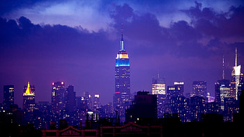 Landscape, Cities, Night HD wallpaper