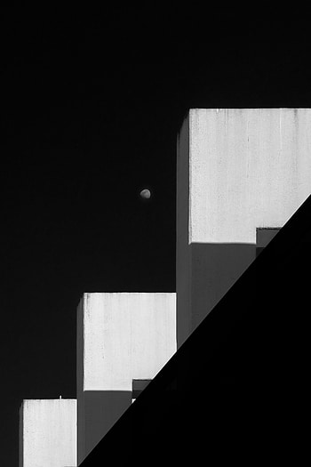 Architecture, Building, Minimalism, Bw, Chb, Symmetry, Geometry HD phone wallpaper