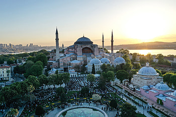 Hagia Sophia, Historic moment, Eid al-Fitr prayer, Ayasofya Mosque HD wallpaper