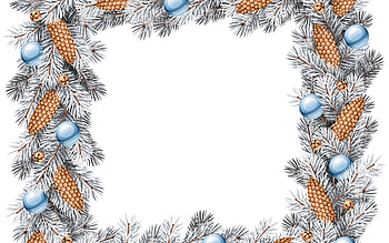 Happy Holidays!, craciun, christmas, white, pine cone, card, new year HD wallpaper
