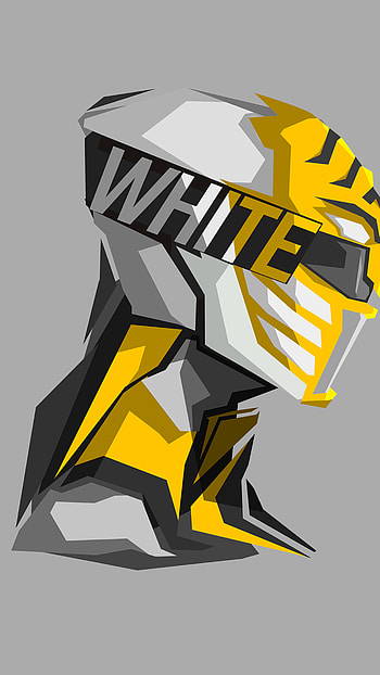 White power ranger, anime HD phone wallpaper