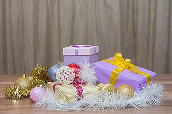 Christmas Presents, Presents, Christmas, Decorations, Boxes, Colors HD wallpaper