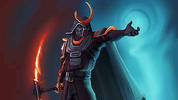 Metal Head Warrior, artist, artwork, digital-art HD wallpaper