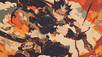 Asta in Action - Black Clover, Anime, Black Clover, Asta (Black Clover), artistic HD wallpaper