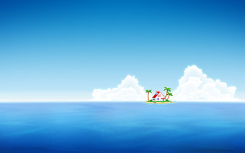 Kame House Dragon Ball, dragon-ball, anime, house, artwork, artist, digital-art HD wallpaper