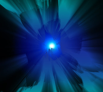 Blue Colour Blasts, blue, blasts, glow, lights HD wallpaper