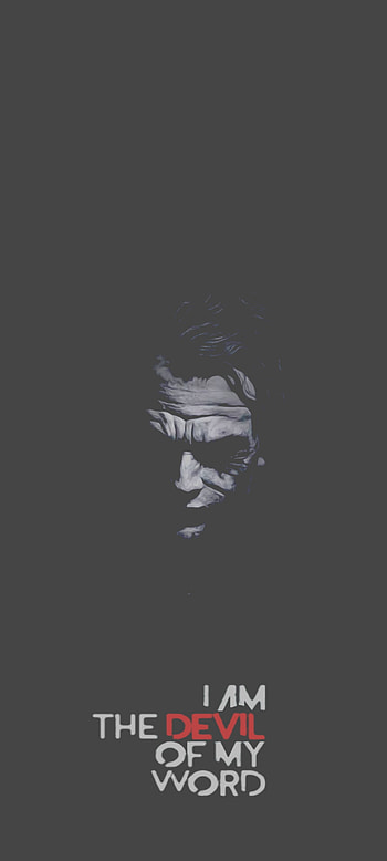 i am the devil, Red, Movie, Song, Joker, Animation, Black, Other HD phone wallpaper