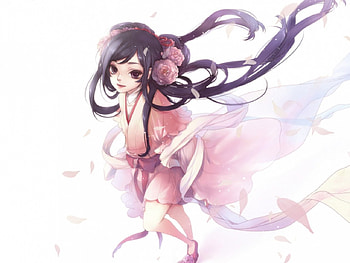 Fantasy girl, girl, oriental, fantasy, art HD wallpaper