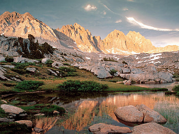Nature, Water, Lake, California, National Park, Royal Canyon, King's Canyon HD wallpaper