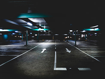 Underground, Dark, Markup, Parking HD wallpaper