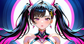 ponytail warrior, Anime, girl, hair, warrior, anime girl HD wallpaper